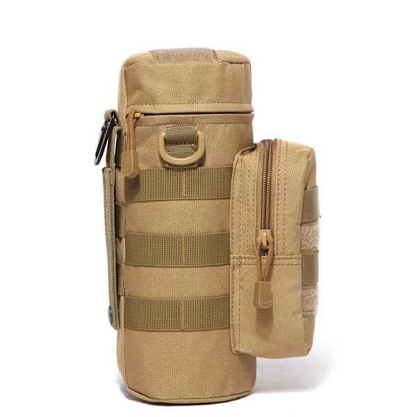 Taktisk Molle Vattenflaska Väska Hållare Utomhus Khaki