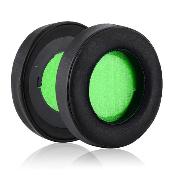 EarPads för Razer Kraken Pro V2 Ersättningsproteinläder & Memory Foam Gaming Hörlurar Oval Ear Cushion Razer hörlurar green