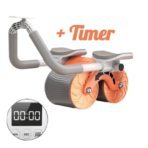 2 i 1 maghjul bukhjul med kuddtryck- 100kg Orange/Timer