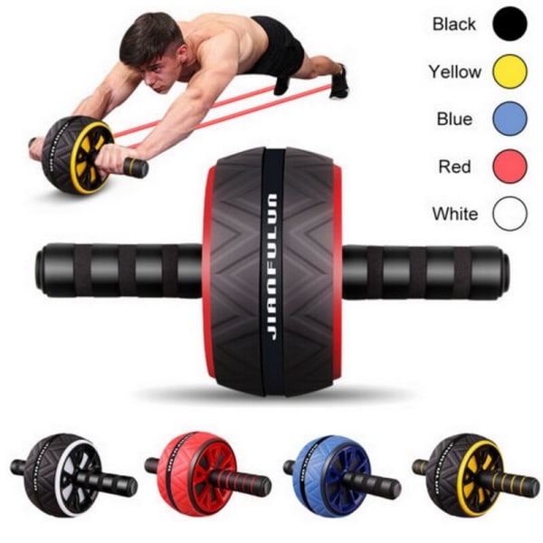 Ab-rulle Inget brus Abdominal Wheel Roller Stretch Red and Black