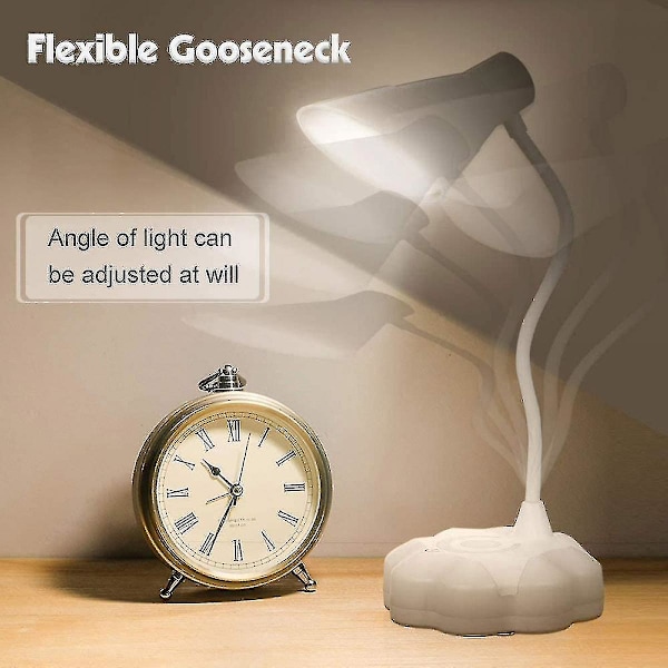 Shxx Led Masa Lambas 3 Parlaklk Seviyesi Ile Esnek Gooseneck Masa Lambas Gece Ik Modu Xq-yd2764