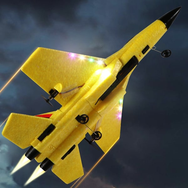 JIKEFUN Foam RC Jet Aircraft SU30 Plane 2.4G Radio Control Glider Fjärrkontroll Fighter Glider Flygplan Pojkar Leksaker för barn SU30 Red 2B