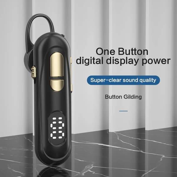 L19 trådlös Bluetooth 5.1 hörlurar Digital Capaci Silver