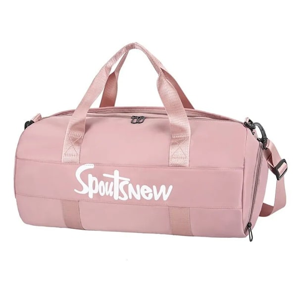 2023 Nya billiga paljetter Svart gymväska Dam Skofack Vattentäta sportväskor för fitness Yoga Bolsa Sac De Sport PINK