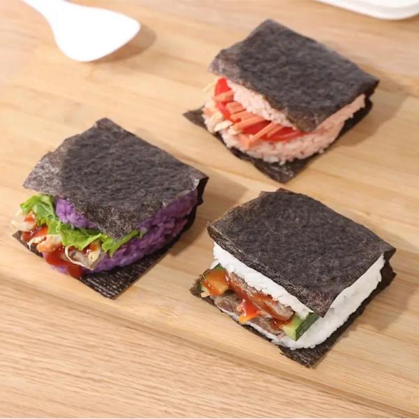 Form Onigiri Risboll Mat Pressform Form Onigiri Risboll Bento Pressmaskin Form Köksverktyg orange
