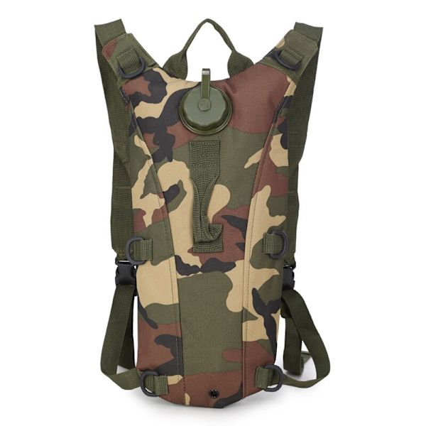 3L Taktisk vattenväska Utomhus Militär vandring Camping Kamouflage Vattentät väska Vattenförvaring Vattenväska Ryggsäck Väska Vattenväska Jungle camouflage