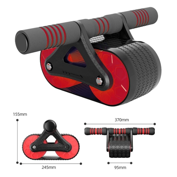 Abdominal Roller Med Kudde Viktminskning Buken blue