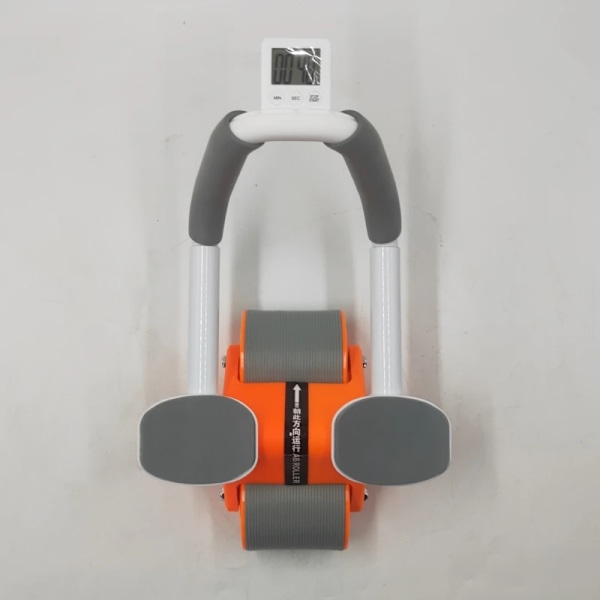 Ny version Ab Two Wheels Roller Automatic Rebound Ab Wheel Roller Abdominal Core Trainer