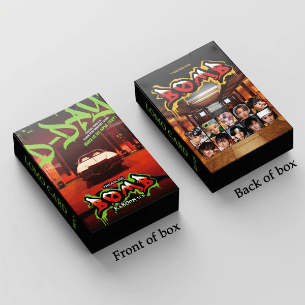 55 st/ Set Kpop TREASURE fotokort 2022 nytt album HELLO Lomo Cards 2:e fotokort 06