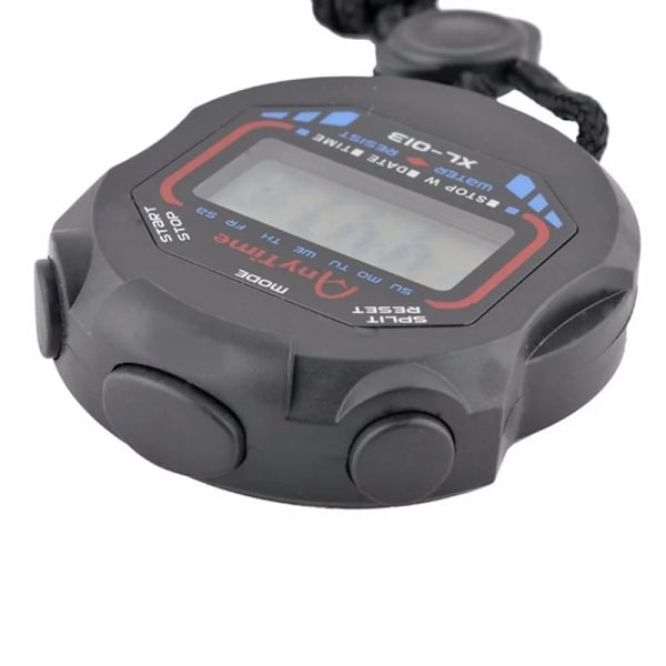 1~5PCS Kökstimer Klassisk Digital Professionell Handhållen LCD-kronograf Sportstoppur Timer Watch med Style A 3pcs