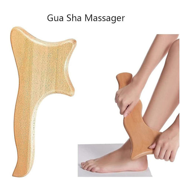 5 i 1 Maderoterapia Kit Wood Therapy Massage Tool Anti-celluliter Massage Set Kit