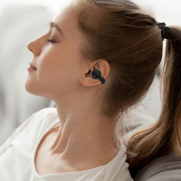 Trådlöst Bluetooth Headset Clip Earbuds Sports Gray