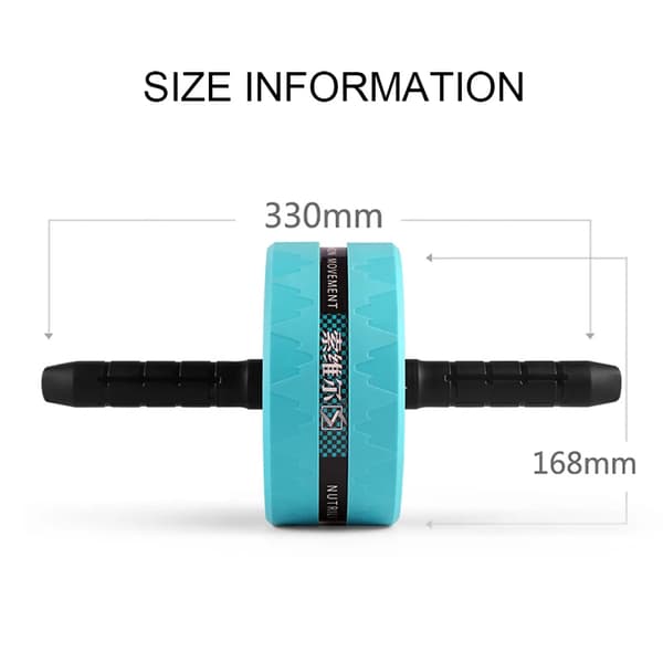 Nytt Ab Wheel Abs Roller Abdominal Exerciser Home G Sky Blue
