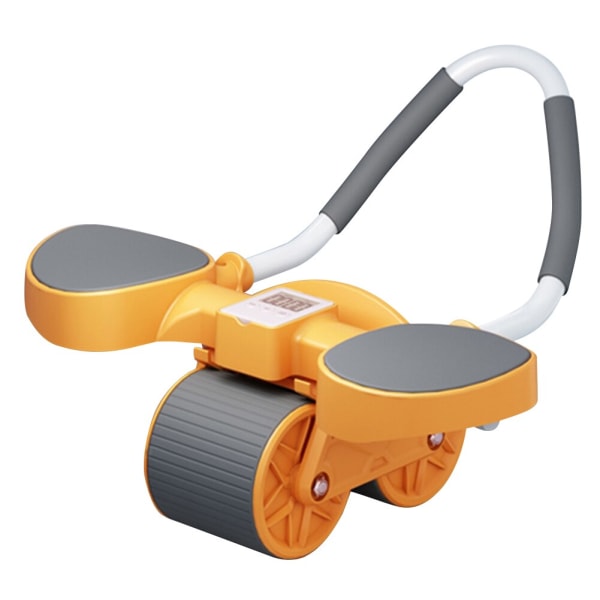 Ab Roller Wheel Magmuskler Fitness Wheel Au Orange with timer