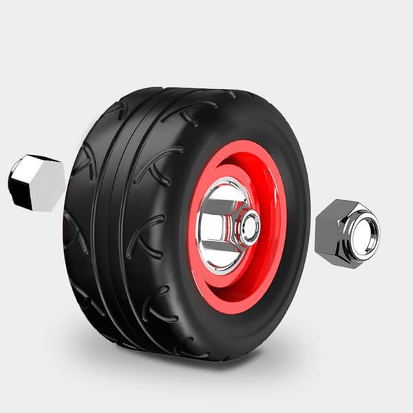 4-Wheel Abdominal Roller Muscle Trainer Home Fitne Ab Roller
