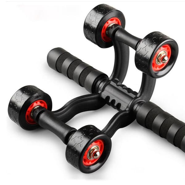 4 Hjul Ab Roller För Core Workout Buken Trai