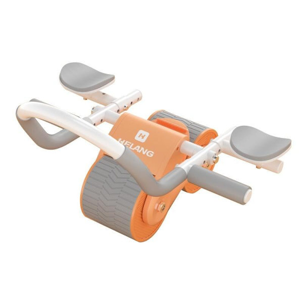 Ab Roller Wheel Automatisk Rebound Med Counter Anti-slip Maghjul Push-up Roll Trainer Gym Hem träningsutrustning with timer