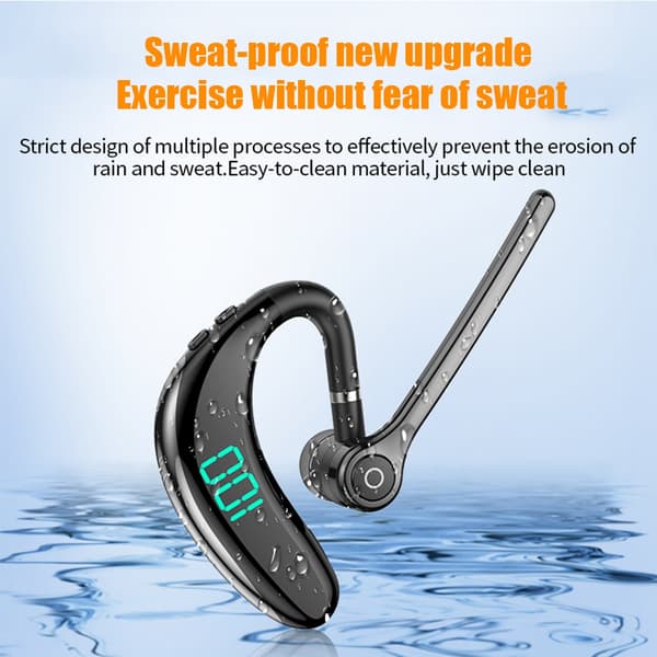 Bluetooth 5.0 handsfree-headset 2023 Nytt öronfäste