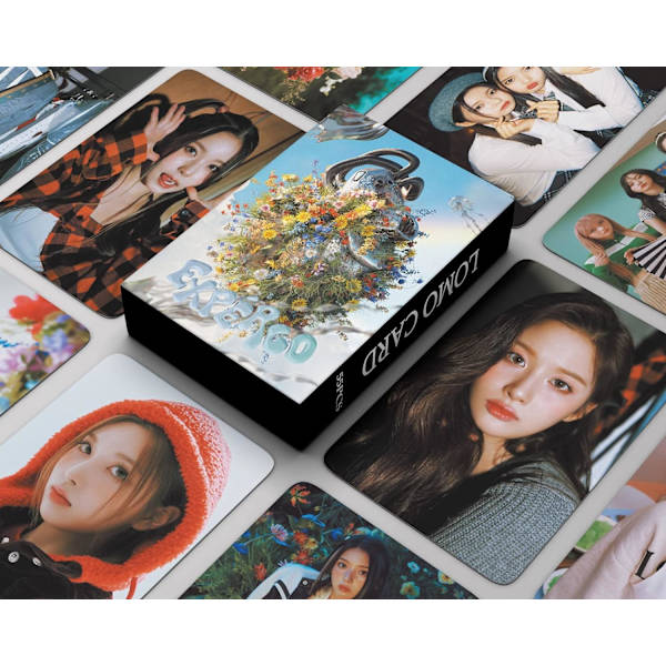 NMIXX Fotokort 55 st NMIXX Expergo Novel Album Lomo Card NMIXX Mini Fotokort NMIXX Poster Cards for Fans (Expergo 2)