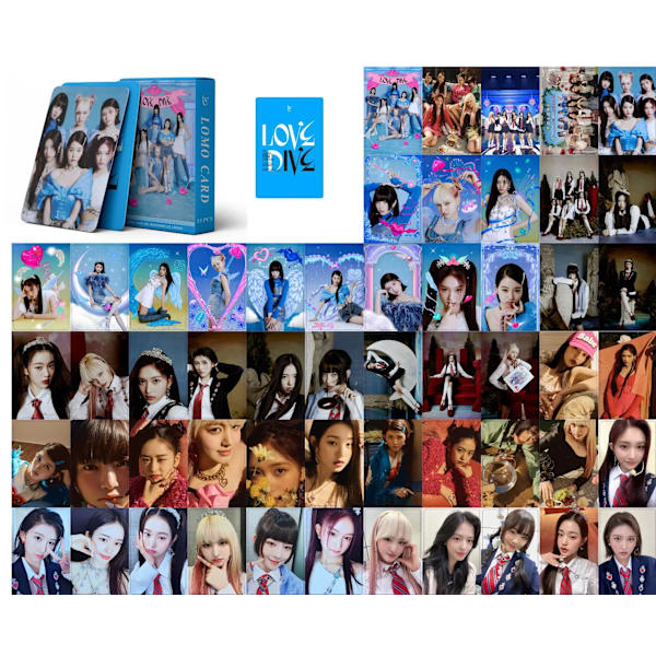Kpop IVE 2023 Säsong Hälsningar lomo-kort VÅG Jag har IVE-fotokort JAG HAR MIN EFTER SOM Fotokort 05
