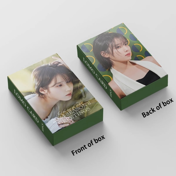 55st/kartong Kpop LE SSERAFIM 3:e minialbum EASY lomo-kort IU de vinnande fotokorten för studentfotokort IU-1