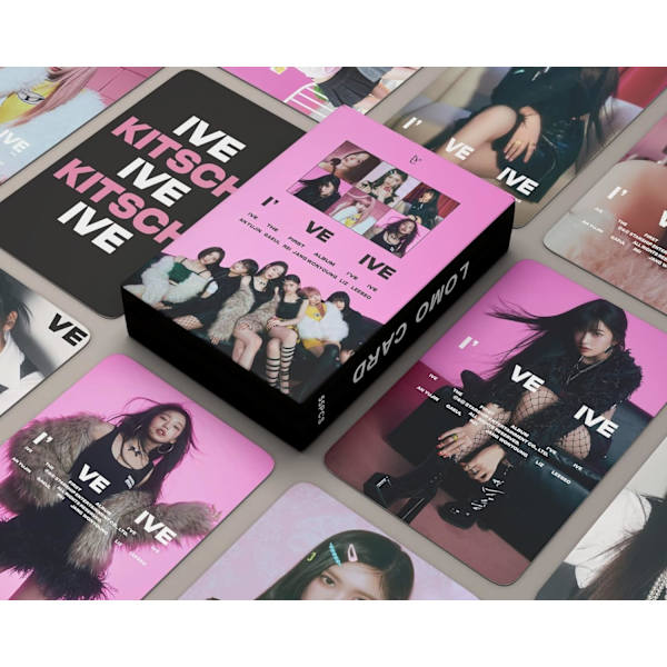 55st IVE Lomo Card Fotokort IVE I HAVE IVE Nytt album Lomo Card IVE 2023 Mini Fotokort IVE Poster Cards Present till fans