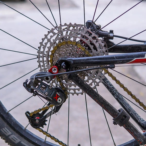 ZTTO Ultralight 10 Speed ​​Shift Set MTB Bike 32/34/36T Kedjehjul Vevsats 11-46/50T Cassette Groupset 1X10 Bakväxel del 10S 46T Rainbow 170mm
