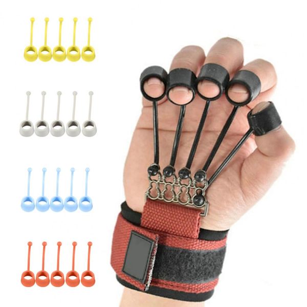 5st Finger Exerciser Compact Finger Gripper Ergonomisk design Styrketräning Handstärkare Rehabiliteringsträning C