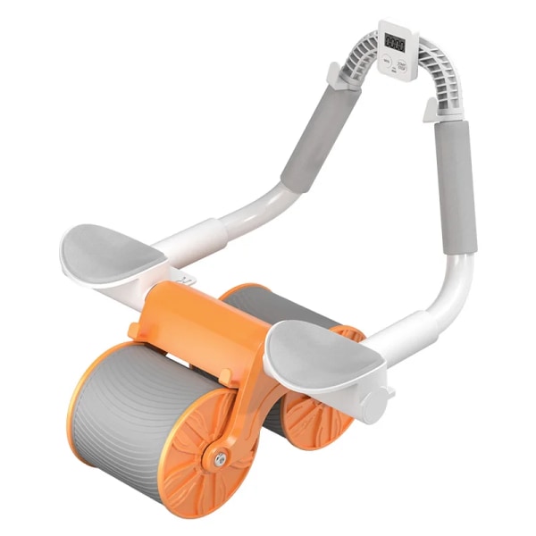 2023 Ny notering Automatisk Rebound Bukhjul Armbågsstöd AB Hjulrulle För Core Workout Med Timer Bukhjul
