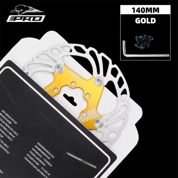 IIIPRO Cykelbromsar Rotor 180mm Bromsskiva Mtb 160 MM Disco 203mm Flytande Rotor Skivbromsar För Mountain Bike Set Cykling IIIPRO Glod 140