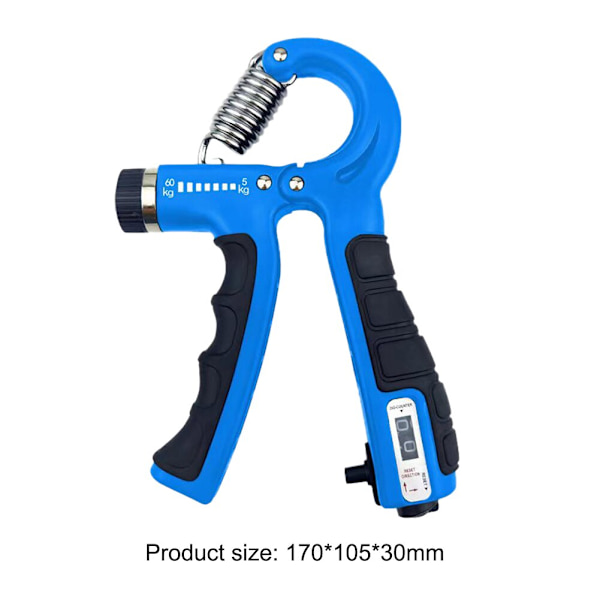 Räknedynamometer Handgrepp Fitness Handgrepp 5-60 kg Handträning Gripper Gymutrustning Handledsrehabiliteringsutvecklare 5-60Kg blue 4