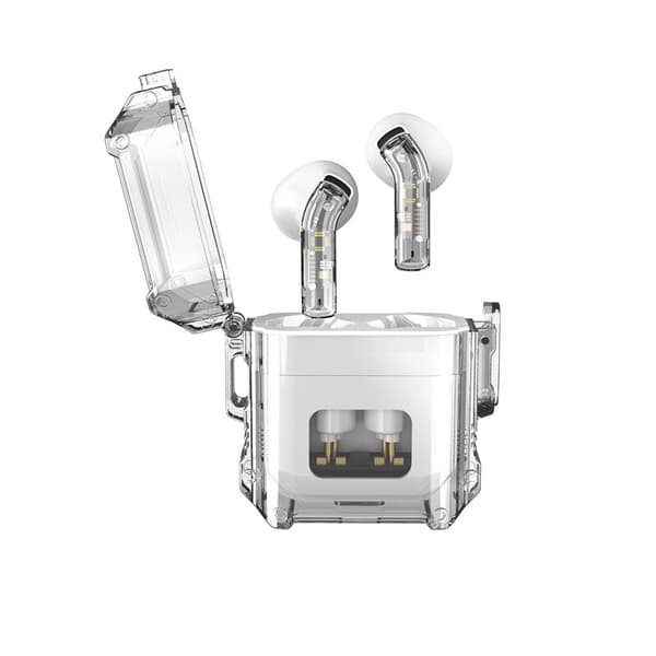 2023 X3 Transparenta hörlurar TWS True Wireless Bl Silver