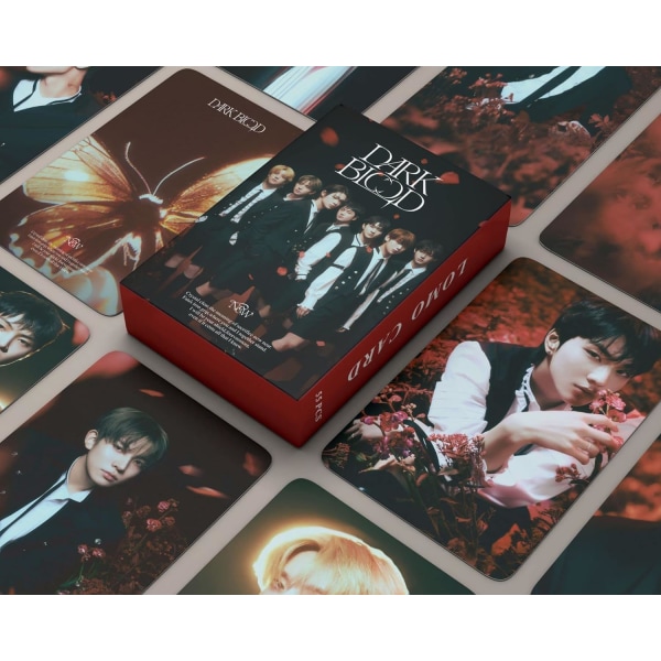 Kpop ENHYPEN Photocard 55st Enhypen Lomo Cards Enhypen Dark BLOOD Nytt album Lomo Cards Enhypen Poster Cards for Fans