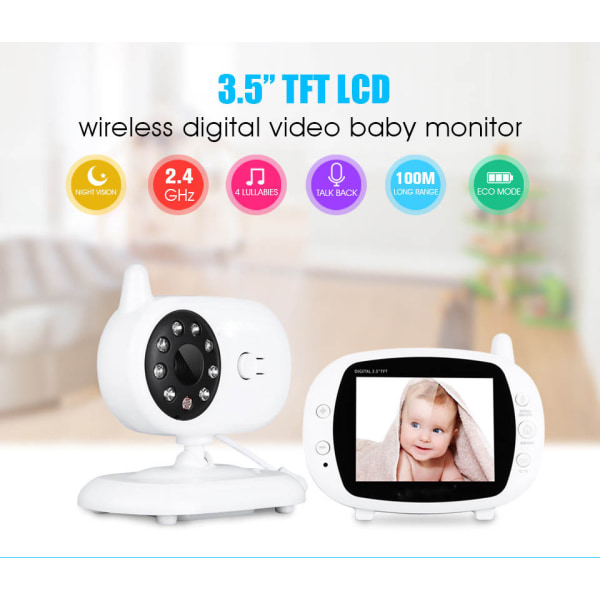 3,5 tums Baby Monitor Baby Monitor Baby Monitor Baby Monitor Baby Monitor European English EU