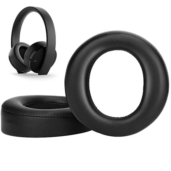CUHYA-0080 Original för Sony-Playstation Gold Draadloze Headset Gamer 2018 Huvudtelefon PS4 Vervanging Earpad Ear Pad Cover black