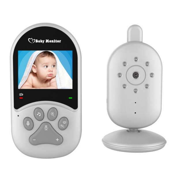 2,4 tums Baby Monitor Baby Monitor Baby Monitor Tvåvägs Voice Intercom Temperaturövervakning European Regulation EU