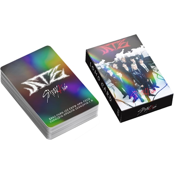 Kpopbp Stray Kids Laser Fotokort 60 st Äta Album