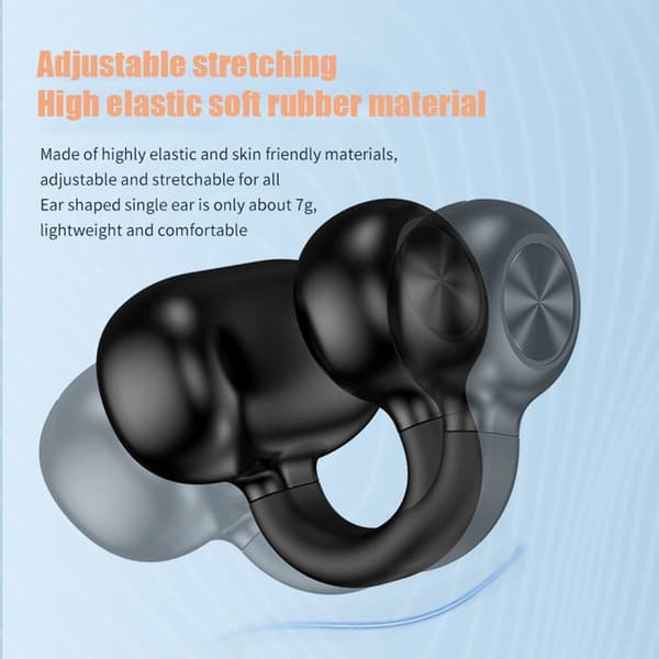 Z28 Mini Wireless Ear Clip Single Ear Bluetooth He Black