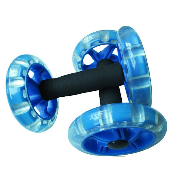 AB Wheel Rollers Fyrhjuligt muskeltränarhjul Blue