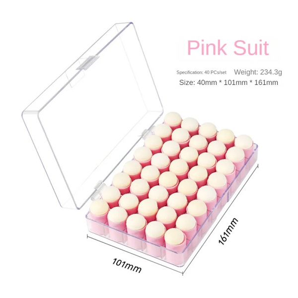 Paket med Finger Sponge Daubers med case för målning Art Ink Crafts N03 20 Dropshipping Style G