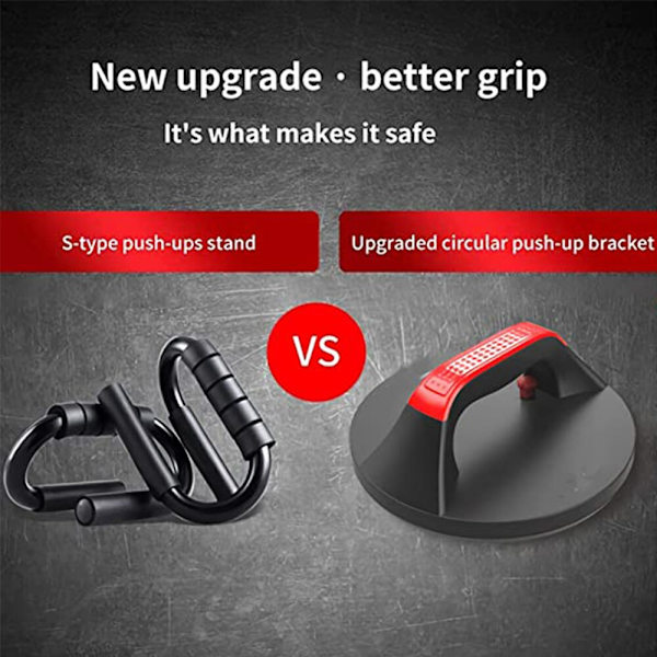 2st Push Up Rack Rundformade Push-Ups Perfekt Fitness Perfekt Pushup Elit Workout Gym Träning Fitness Utrustning Roterbar rotatable