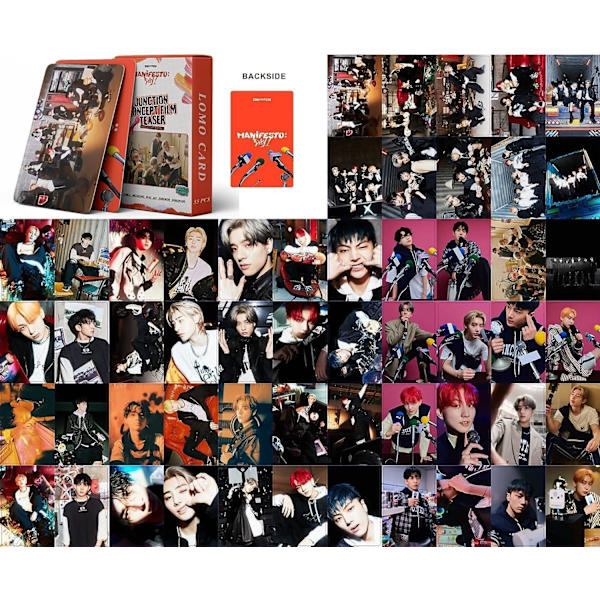2-pack/110 st ENHYPEN Lomo-kort ENHYPEN Nytt album ENHYPEN Mini-fotokort Affisch fläktkort (110 delar minnen+offer) 109 Pièces Answer+ Day 1