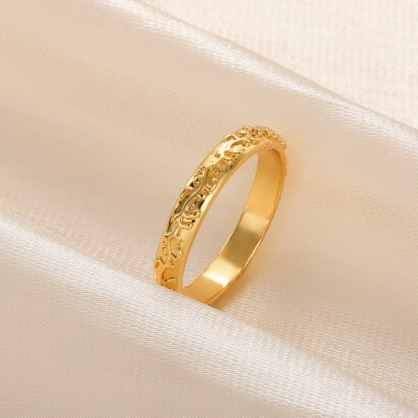 Magic Power Ringen Med Mystiska Upphöjda Linjer För Kvinnor Män Smycken Magiker Nödvändiga Fingerringar JZ1208S 7