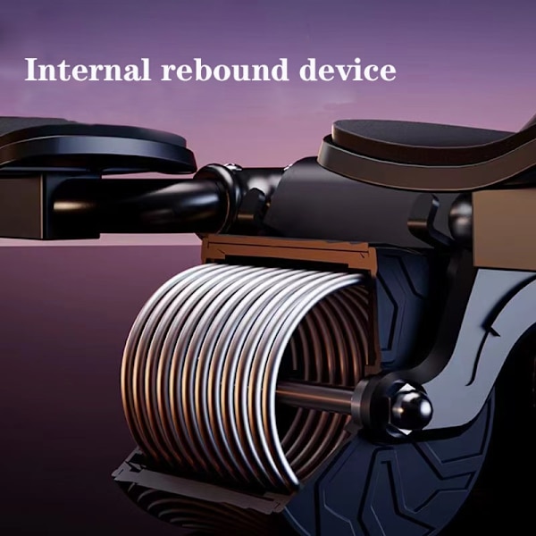 Magmuskler Fitness Wheel Training Bantning Fitness Abs Roller Bodybuilding Buken Roller Wheel Magträningsutrustning Alloy-timer