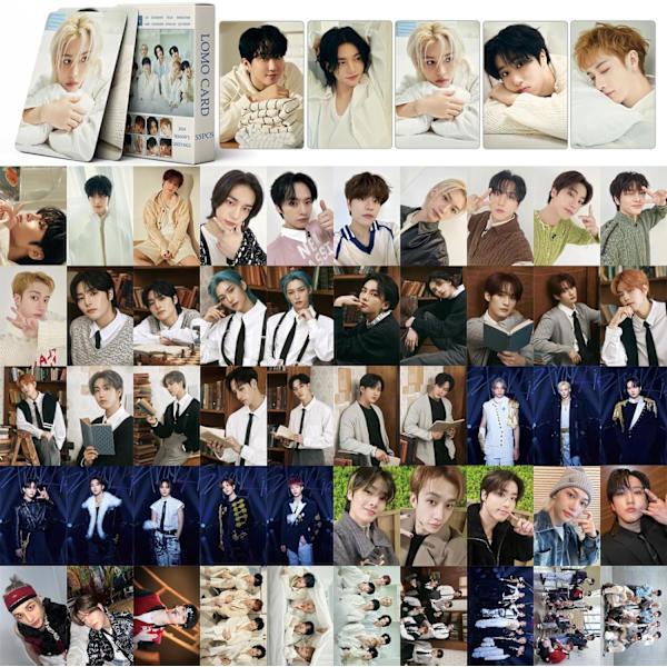 ELEFAD 55st Stray Kids Lomo Cards Stray Kids 2024 SÄSONGENS HÄLSNINGAR Nytt album Stray Kids Vykort Present till fans