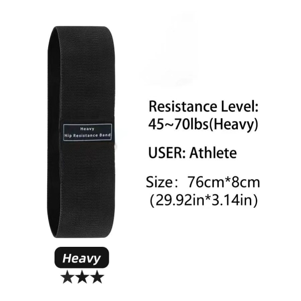 Tygmotstånd Höftbyssband Glute Lår Elastiska träningsband Squat Circle Stretch Fitness Strips Loopor Yoga Gym Utrustning ZD04-L