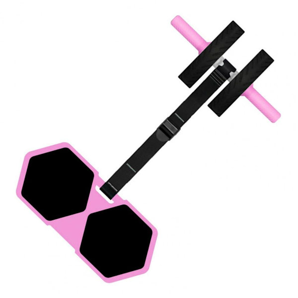 1 set Hjälpsamt bukrullhjul stabilt stort Pink