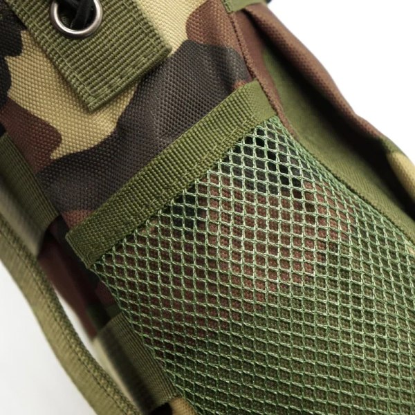 Tactical Molle Dragsko Magasin Dump Pouch Justerbar Utility Bälte Fanny Hip Hölster Bag Outdoor Ammo Förvaringspaket Khaki