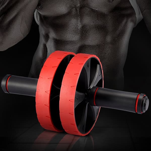 Fitness Stor utrustning Abdominal Wheel Abs Trainer Red