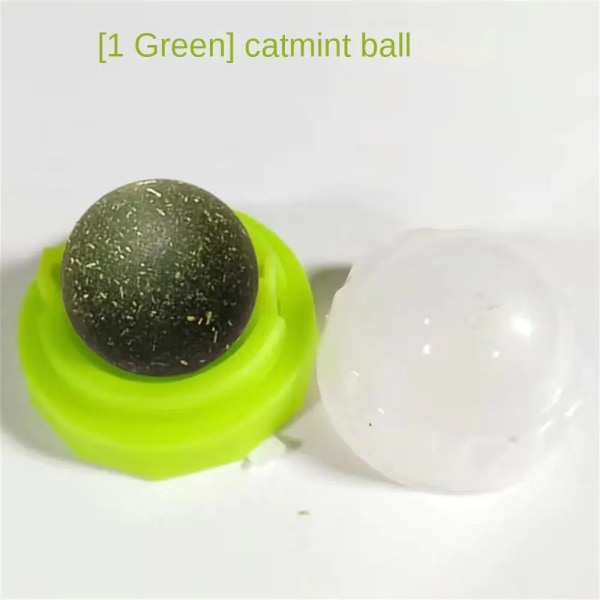 Husdjur Kattmynta Leksaker Ätbar Kattmynta Ball Säkerhet Frisk Katt Mint Katter Hem Jagar Leksaksprodukter Rena tänder Magen Kattmynta Ordinary Green